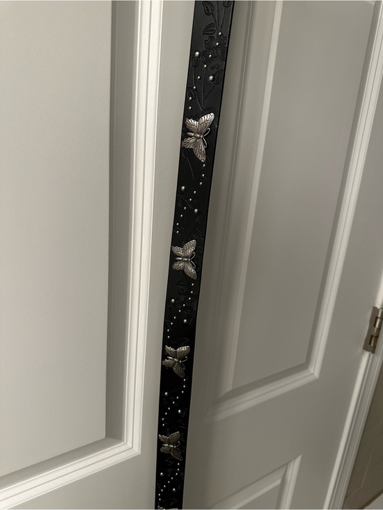 Accessories - Black Butterfly Decorative Belt